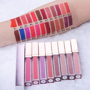 private label Free Sample Matte Long Lasting liquid matte lipstick High Quality matte liquid lipstick