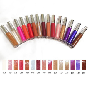 Private Label Make Your Own Lipstick 15 Color Liquid Lip Stick Lip Glaze No Logo Lip Gloss