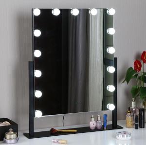 Professional  Bathroom LED Light Bulbs Smart Hollywood Makeup Vanity Mirror with Touch Sensor