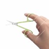 Professional Cuticle Scissors Curved Finger And Toenails Manicure Beauty Scissors With Packing Case