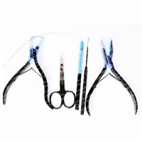 Professional Micro Bead Hair Extensions kits With blue color
