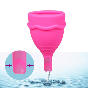 Small Valve Feminine Hygiene Products Female Period Cup for Menstrual Flow