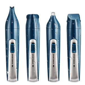 Sportsman Professional Rechargeable Electric Nose Hair Trimmer 4 in 1