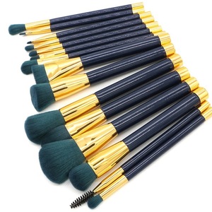 Supply 15 pcs Cosmetic Brushes Set Loose Powder Blush Eye Beauty Tool Makeup Brush Kit