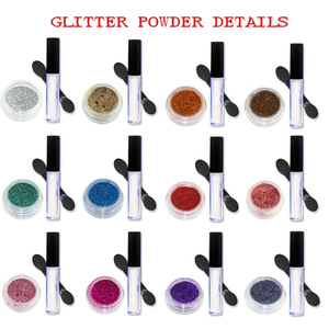 wholesale glitter lip gloss for eye glitter body shimmer glitter lipstick