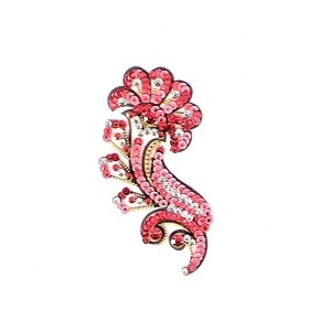 women newest floral hair temporary tattoo stickers for hair glitter big tattoo body art