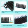 Custom Row Classic 12/16 Row Individual Eyelash Extensions Korean PBT Fiber C Curl 0.05/0.07mm Thickness