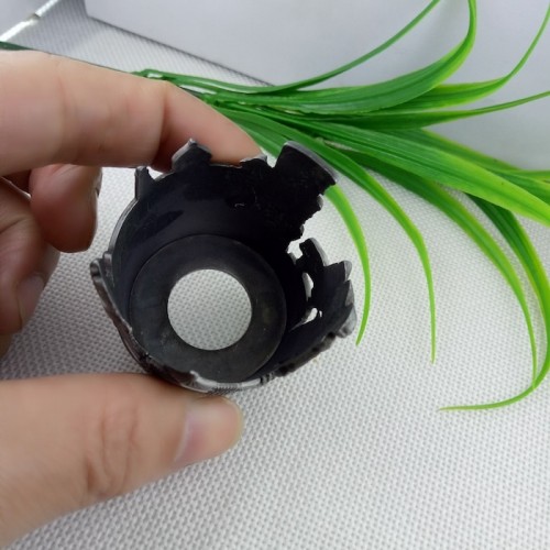 Creative Metal Zinc Alloy Die Casting Hollow Design Electro Plating Gray Perfume Bottle Cap