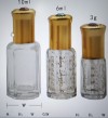 Hot gold star volume glass refined oil Attar Oud oil glass bottles