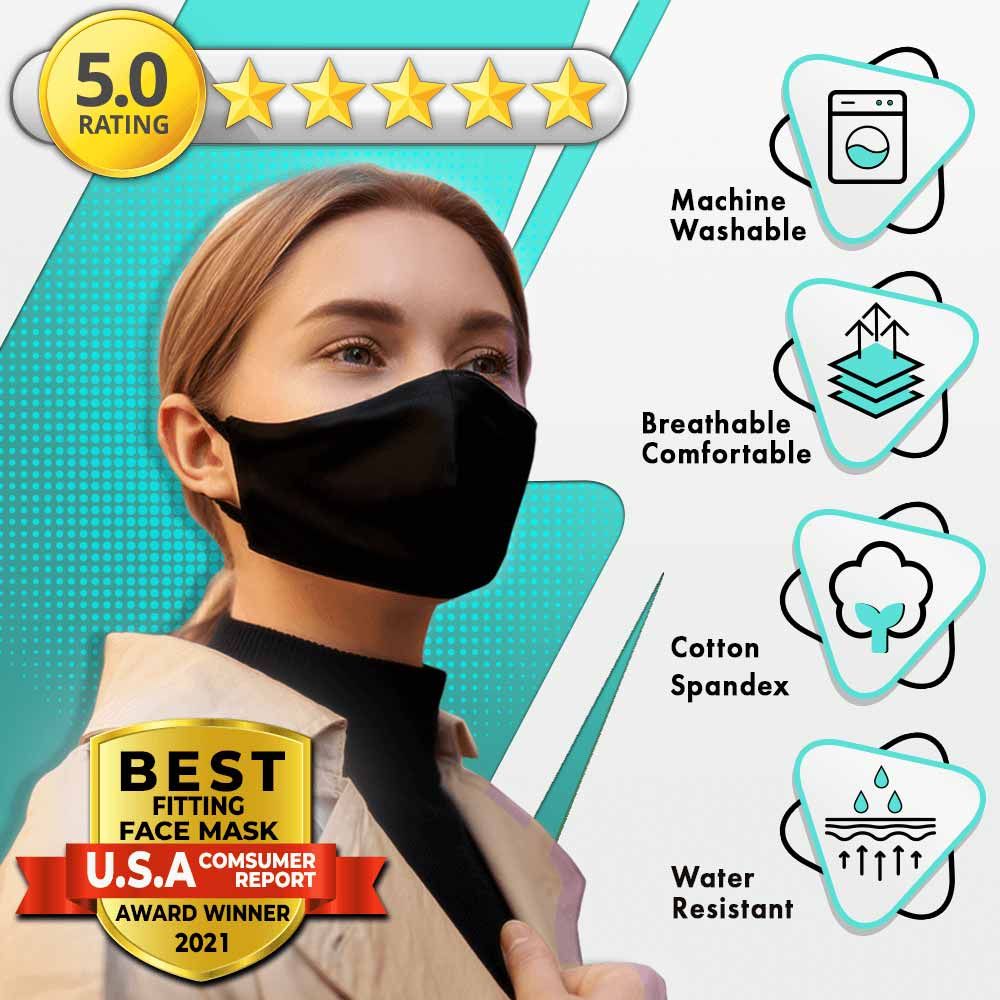 Nero Mask - The Most Comfortable & Stylish Black Face Mask