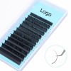 Custom Row Classic 12/16 Row Individual Eyelash Extensions Korean PBT Fiber C Curl 0.05/0.07mm Thickness