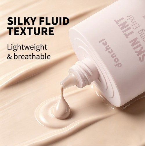 Skin Tint Blurring Elixir Foundation 24 Colors Concealer Blur Pores Fine Lines Long Lasting Hydrating Makeup for All Skin Tone