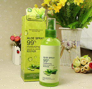 100% Natural Aloe Vera Spray Skin Toner for Oily Skin