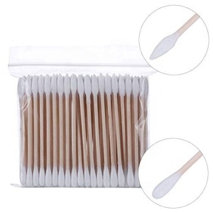 2018 hot sale single use sterile colorfulwoode/bamboo/plastic stick cotton buds swabs