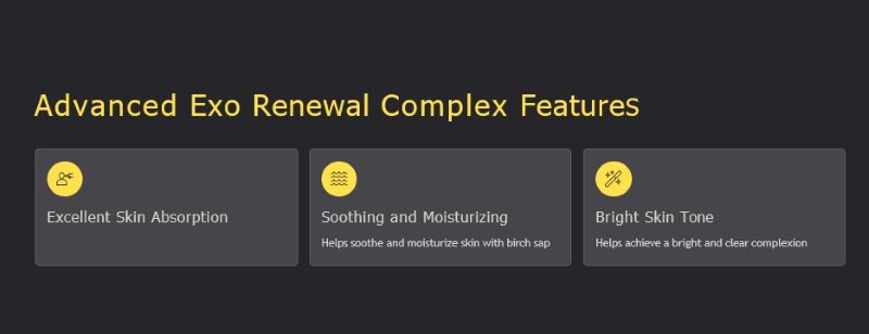 Advanced Exo Renewal Complex, Peptides, collagen, and PDRN,Freeze-dried technology