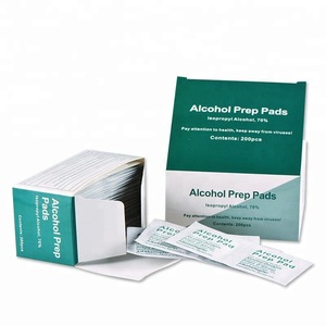 Alcohol prep pads ultra compact antibacterial cleaning wet wipes