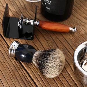 Amazon direct supply Acrylic handle  badger hair man shaving cream brush