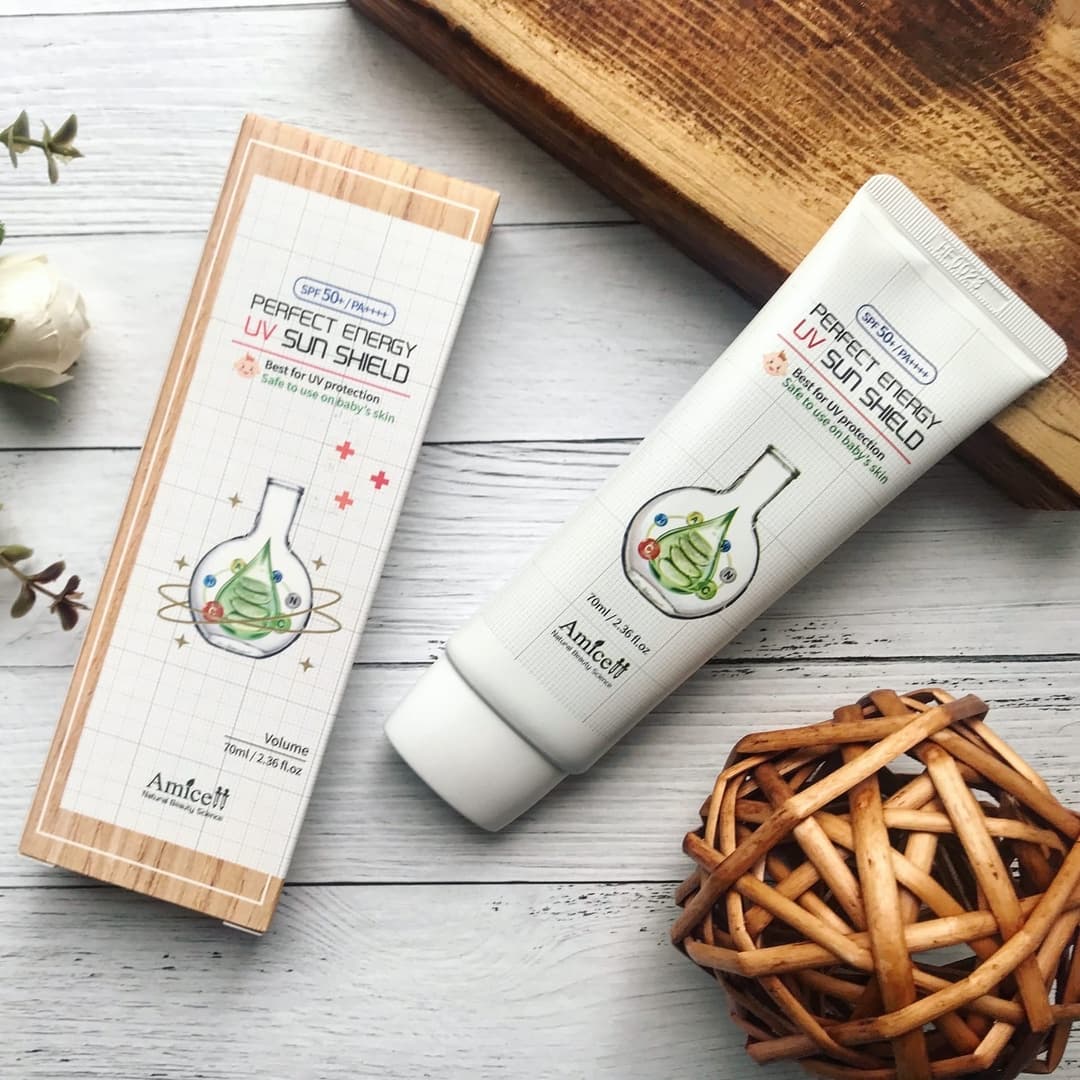Amicell Skin Care Perfect Energy UV Sun Shield Sun Screen Sun Block Sun Cream Anti-aging Cosmetic