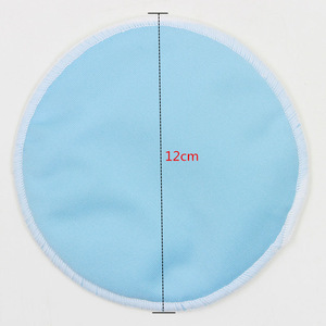 bamboo mom breastfeeding cloth nursing pads,washable 12cm PUL fabric breast pads wholesale waterproof bamboo pads