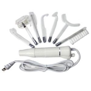 BF1314 Portable 7pcs Violet Ray AcneTreatment High Frequency Electrotherapy Facial Machine