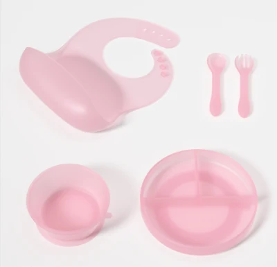 Children Silicone Feeding Set Suction for Baby