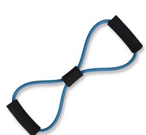 China OEM Fitness &amp; Body Building Yoga Strap Belt 8 Characters Pull Rope Pilates Chest Expander Resistance Bands