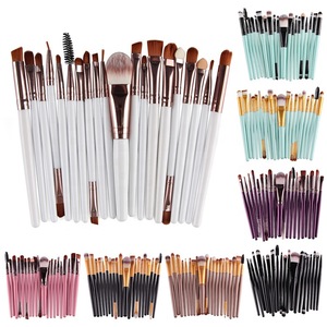 Custom logo 20pcs eye makeup brush eyeshadow brush beauty tools available in 21 colors