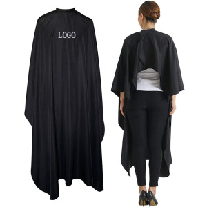 customized barber black hairdressing shampoo gown salon cape and apron