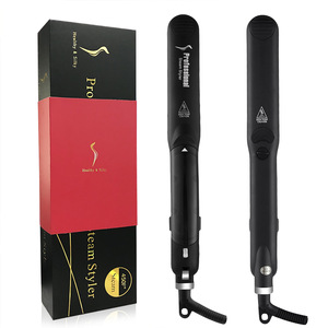 Customized Ceramic Cheap steam Hair Straightener Private Label Hair Flat Iron