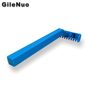 Disposable hospital single edge blade shaving razor