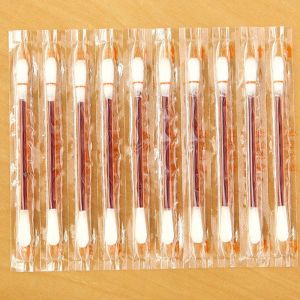 Disposable Medical Iodine Cotton Stick Swab Home Disinfection Emergency Double Head Wood Buds Tips Nose Ears Cleaning