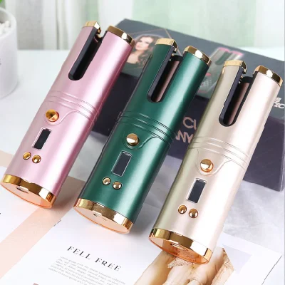 Drop Shipping Mini Wireless USB Rechargeable Hair Curler