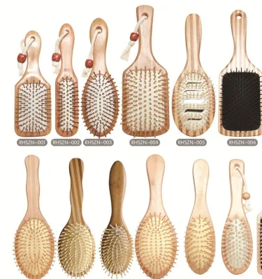 Eco-Friendly Bathroom Natural Bamboo Massage Hair Combs Brush