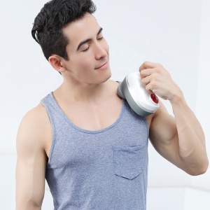 Electric Full Body Massage Vibrator Hammer with Powerful Vibration Charging Base Waterproof Handheld Cordless Back Massager