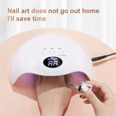 Factory Wholesale OEM/ODM High Quality Portable LCD Screen LED UV Nail Lamp for Salon