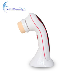 Guangzhou best 4 in 1 deep pores cleansing skin care tools electric face cleaning brush