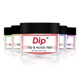 Holographic Glitter Nail Art No UV Lamp Soak Off Dip Powder Nail Polish