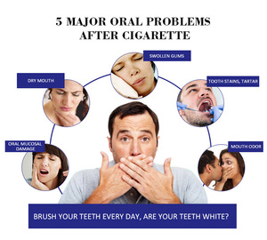 Hot Sale smokers remove Bad Breath Natural Cure Whitening Toothpaste