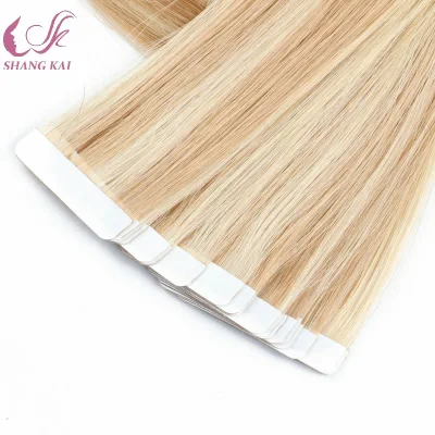 Hot Selling Double Drawn Cuticle Aligned Virgin Brazilian Hair Tape Hair Extension