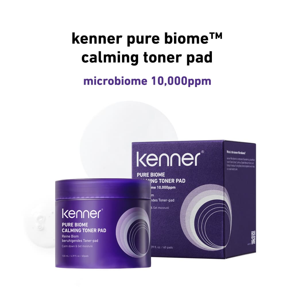 kenner pure biome calming toner pad