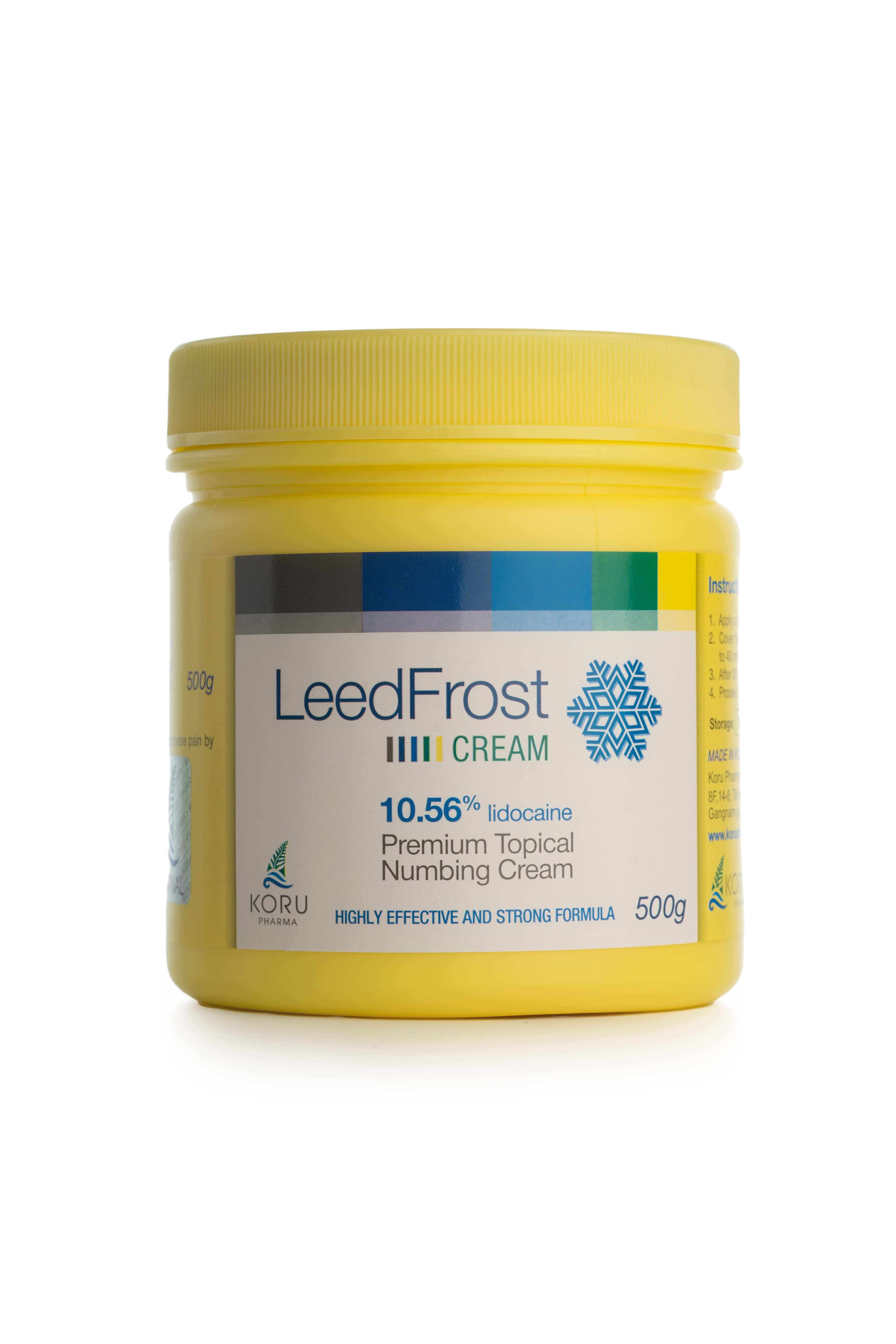 LeedFrost Cream 500 g - Premium topical numbing cream