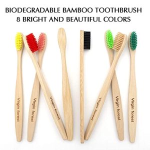 low moq wholesale 100% Natural Biodegradable Eco Friendly Wooden Customized logo Custom soft baby Bamboo Toothbrush