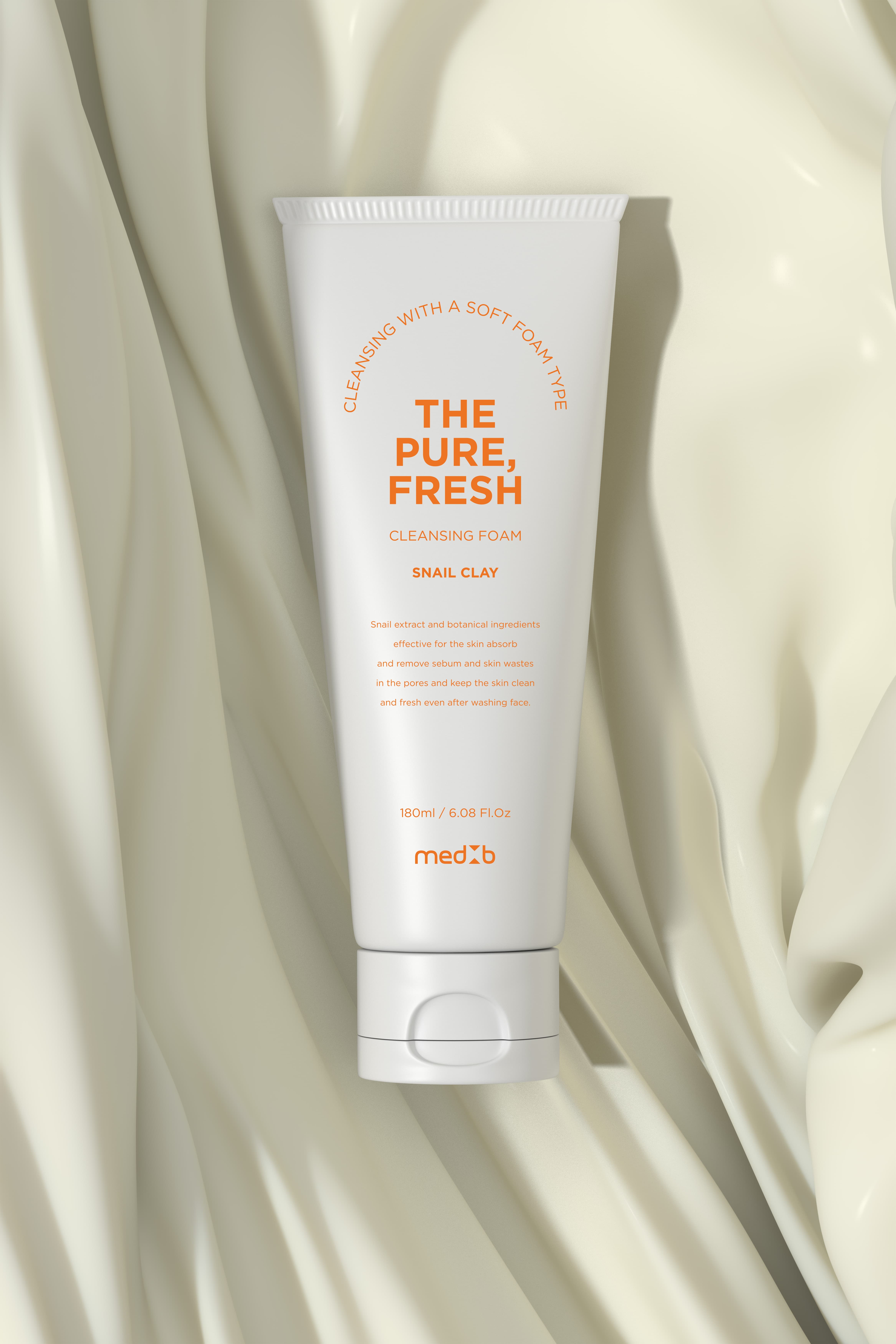 MEDB The Pure Fresh Cleansing Foam Snail Clay