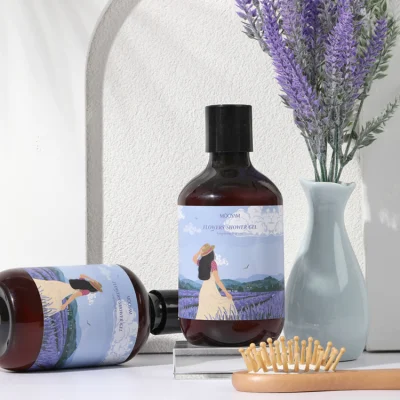 Mooyam Wholesale Bath Product Moisturizing Body Wash Relaxing Soothing Refreshing Whitening Organic Lavender Perfume Shower Gel