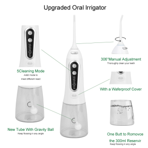 New Invention Products Dental Gum Electrical Oral Irrigator Water Flosser Portable Cordless Oral Irrigator