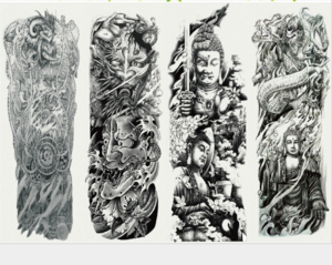 New Waterproof arm tattoo sticker Rose tattoo sticker for body art  / Hand Body Flower Temporary Sticker Tattoo