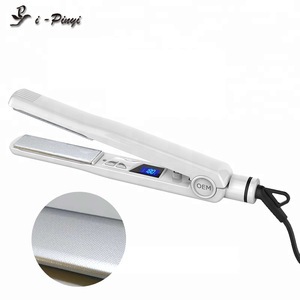 Newest Japan LCD nano fibers cloth hair straightener