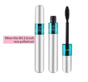 Now Design 2 in 1 Waterproof Cosmetics 4D Mascara 360 Degree Silicone Mascara Brush