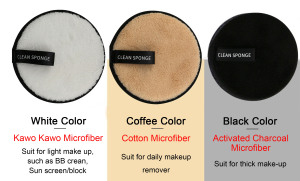 Private Label Reusable Extra-Softness Microfiber Cotton Face Cleansing Makeup Powder Magic Remover Wipes makeup remover pads