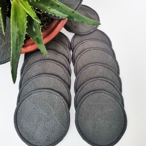 Reusable Eco Friendly Makeup Round Organic Bamboo Charcoal Cotton Pad
